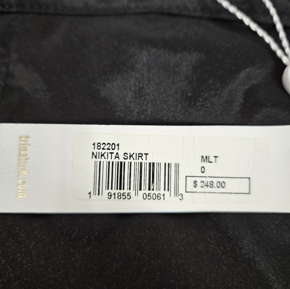 NWT Trina Turk Nikita Picnic Plaid Wrap Ruffle Skirt Size 0 Women's - Picture 9 of 12